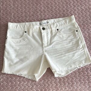 Carve Designs White Corduroy Shorts